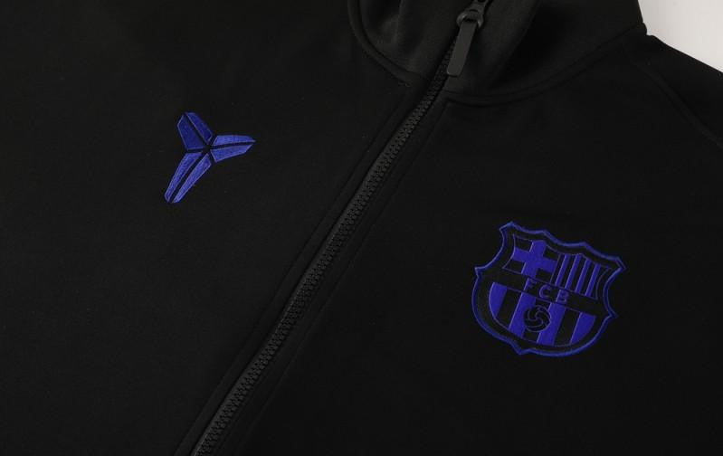 25/26 Barcelona Black/Blue Full Zipper Jacket +Long Pants