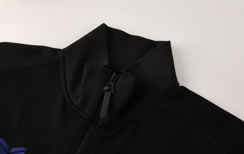 25/26 Barcelona Black/Blue Full Zipper Jacket +Long Pants