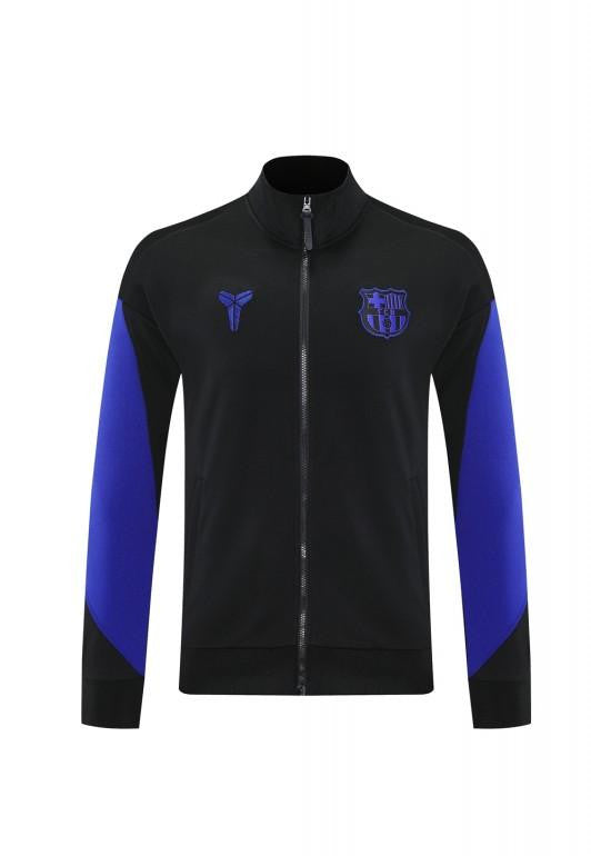 25/26 Barcelona Black/Blue Full Zipper Jacket +Long Pants