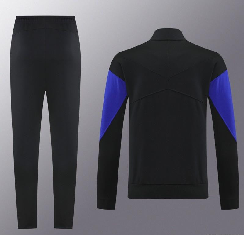 25/26 Barcelona Black/Blue Full Zipper Jacket +Long Pants