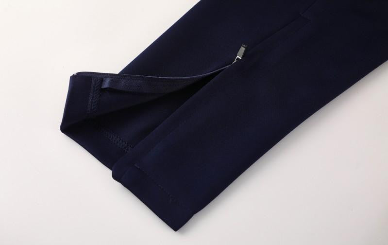 25/26 Barcelona Navy/Orange Full Zipper Jacket +Long Pants