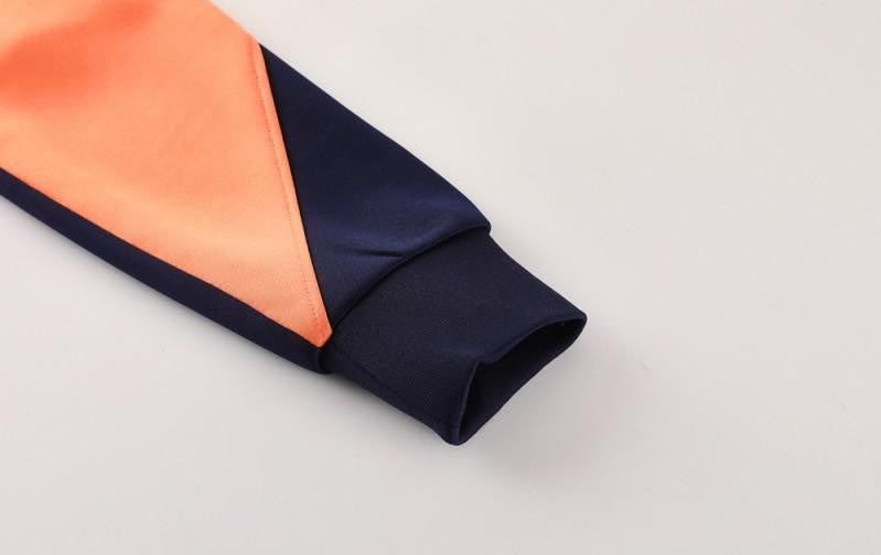 25/26 Barcelona Navy/Orange Full Zipper Jacket +Long Pants