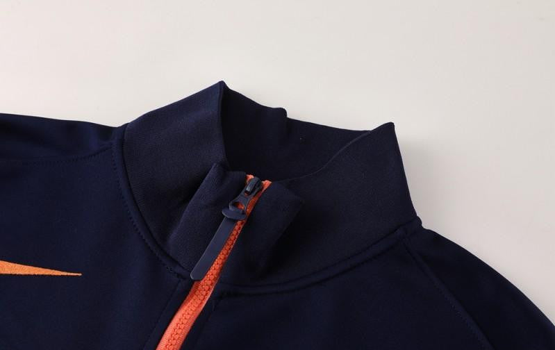 25/26 Barcelona Navy/Orange Full Zipper Jacket +Long Pants