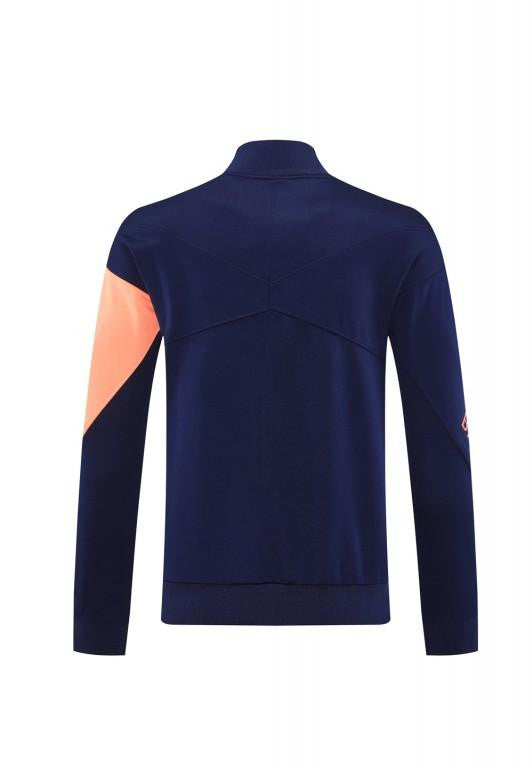 25/26 Barcelona Navy/Orange Full Zipper Jacket +Long Pants