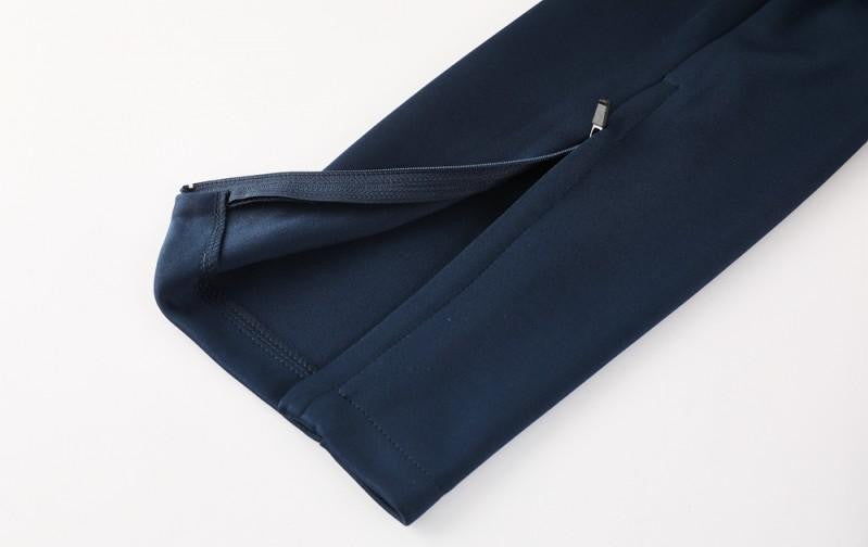 2025 Portugal Navy Full Zipper Jacket +Long Pants