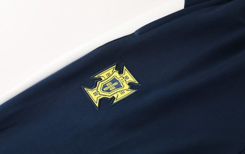 2025 Portugal Navy Full Zipper Jacket +Long Pants