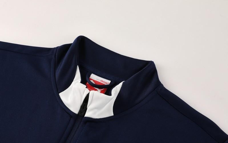 2025 Portugal Navy Full Zipper Jacket +Long Pants