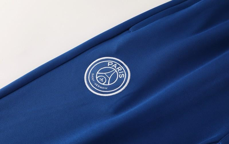 25/26 PSG Blue Full Hoodie Zipper Jacket +Long Pants