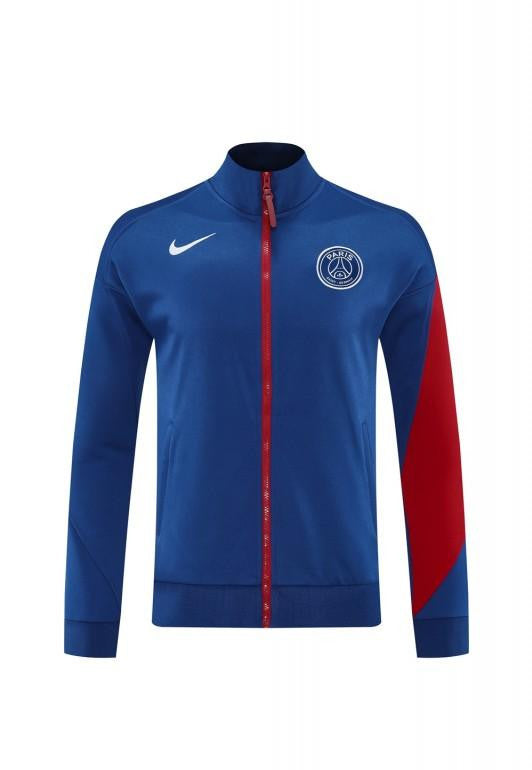 25/26 PSG Blue Full Hoodie Zipper Jacket +Long Pants