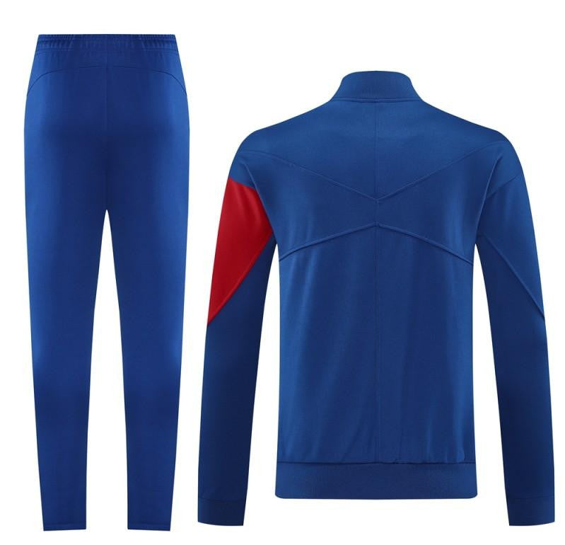 25/26 PSG Blue Full Hoodie Zipper Jacket +Long Pants