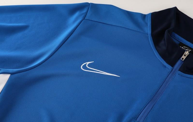2025 Nike Blue Full Hoodie Zipper Jacket +Long Pants