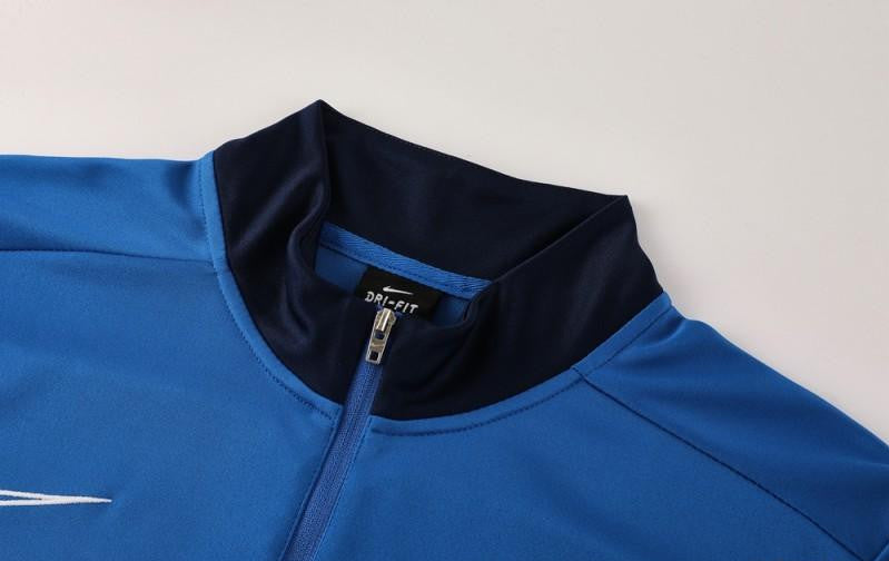 2025 Nike Blue Full Hoodie Zipper Jacket +Long Pants