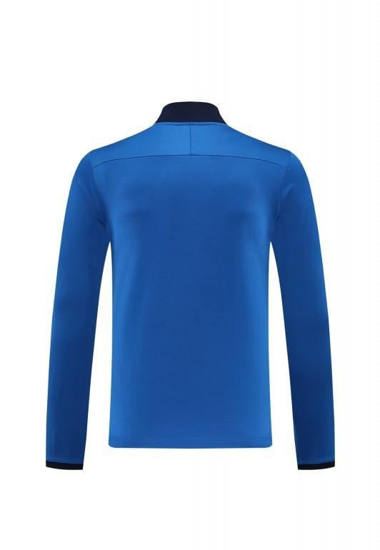 2025 Nike Blue Full Hoodie Zipper Jacket +Long Pants