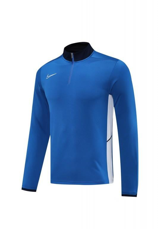 2025 Nike Blue Full Hoodie Zipper Jacket +Long Pants