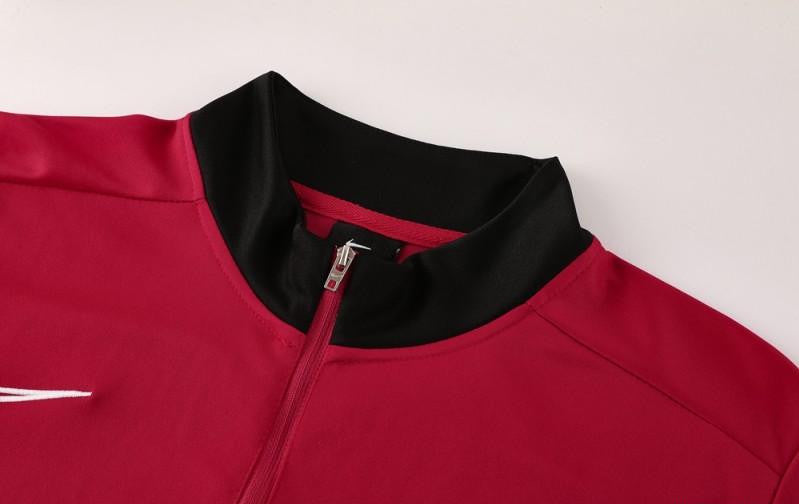 2025 Nike Red Full Hoodie Zipper Jacket +Long Pants