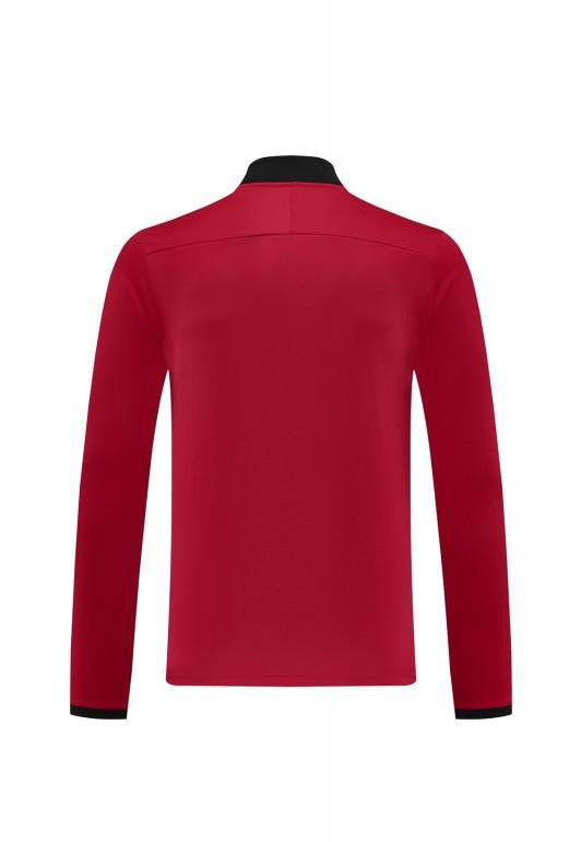 2025 Nike Red Full Hoodie Zipper Jacket +Long Pants