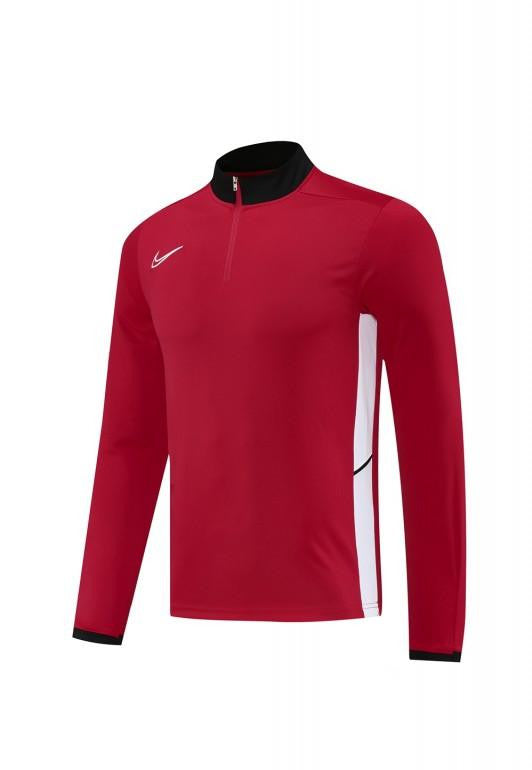 2025 Nike Red Full Hoodie Zipper Jacket +Long Pants