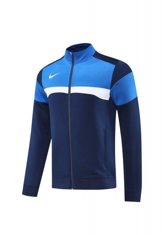 2025 Nike Blue/Navy Full Hoodie Zipper Jacket +Long Pants