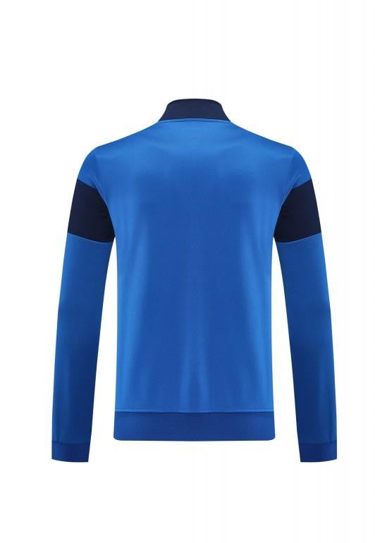2025 Nike Blue/Black Full Hoodie Zipper Jacket +Long Pants