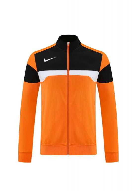 2025 Nike Orange/Black Full Hoodie Zipper Jacket +Long Pants