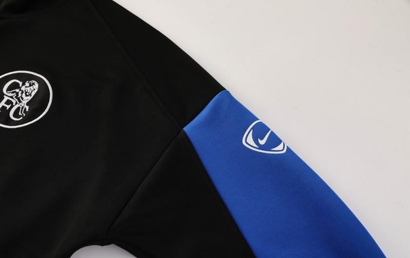 25/26 Chelsea Black/Blue Full Zipper Jacket +Long Pants