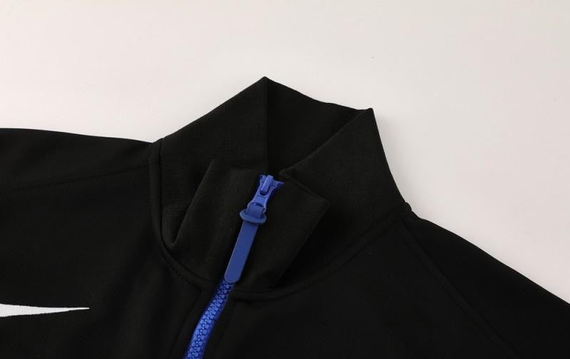25/26 Chelsea Black/Blue Full Zipper Jacket +Long Pants