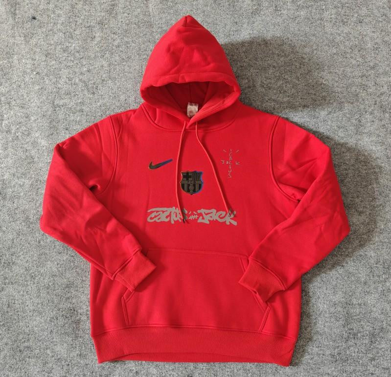 25/26 Barcelona Black Cactus Jack Hoodie -7 Colors