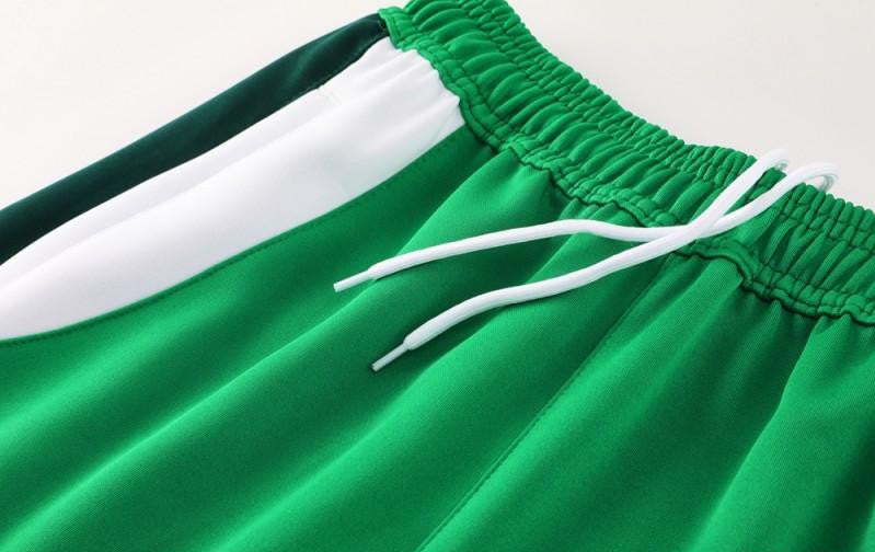 2025 NIKE Green Full Zipper Jacket +Long Pants