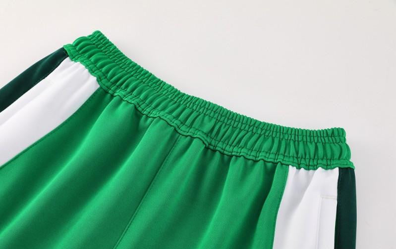 2025 NIKE Green Full Zipper Jacket +Long Pants