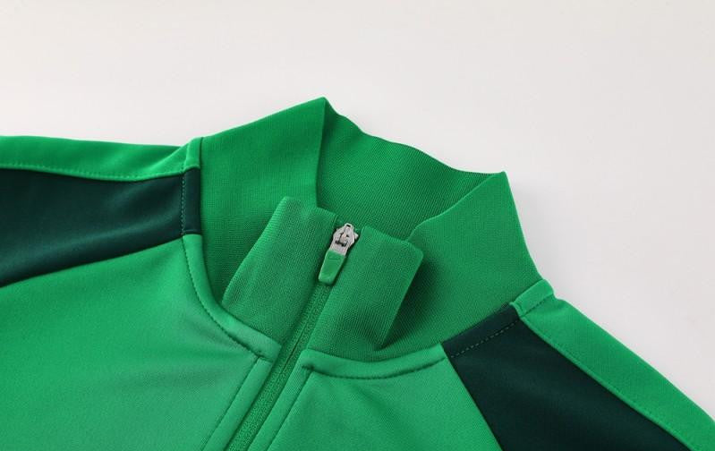 2025 NIKE Green Full Zipper Jacket +Long Pants
