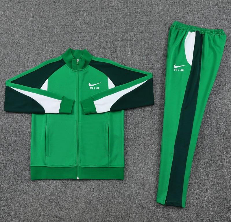 2025 NIKE Green Full Zipper Jacket +Long Pants