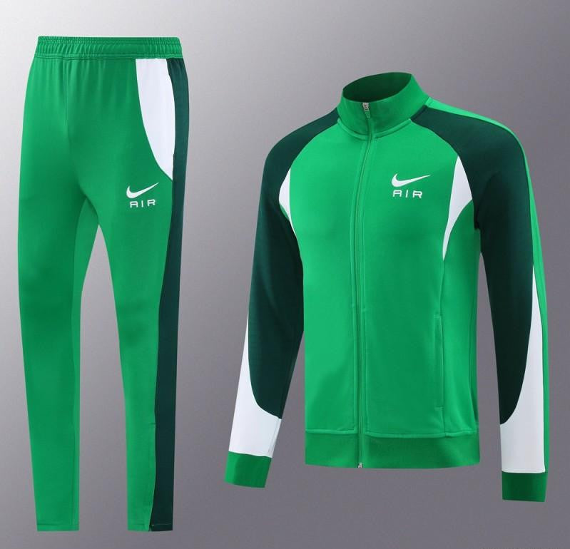 2025 NIKE Green Full Zipper Jacket +Long Pants