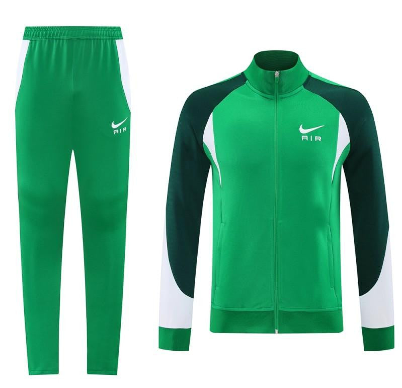 2025 NIKE Green Full Zipper Jacket +Long Pants