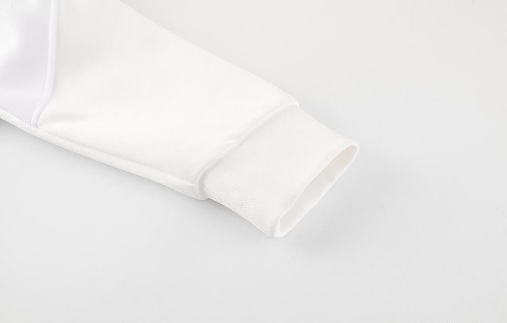 2025 NIKE WHITE/Grey Full Zipper Jacket +Long Pants