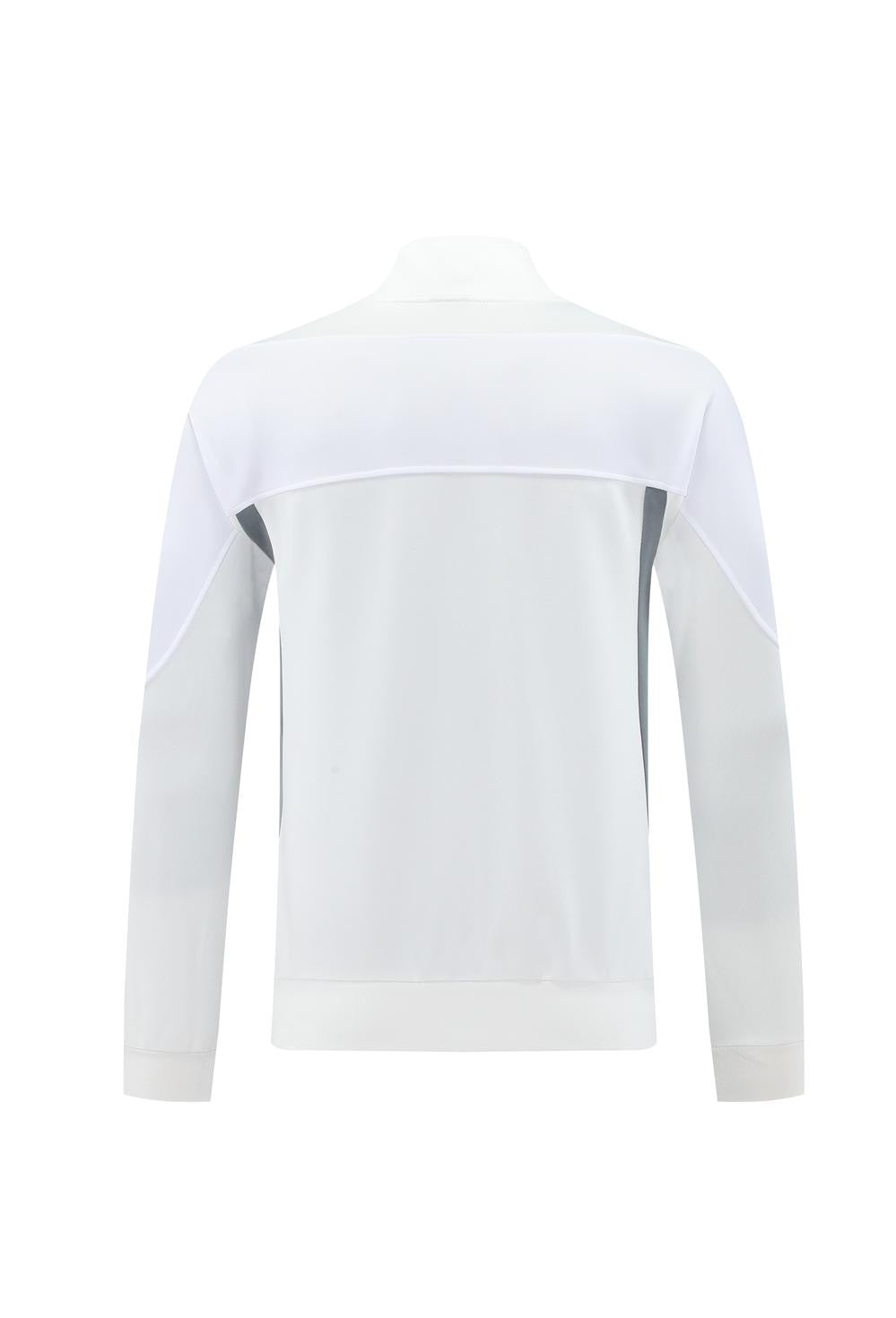 2025 NIKE WHITE/Grey Full Zipper Jacket +Long Pants