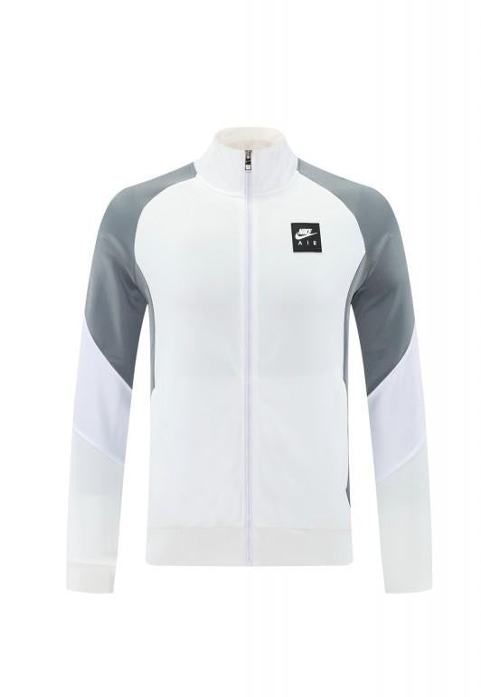 2025 NIKE WHITE/Grey Full Zipper Jacket +Long Pants