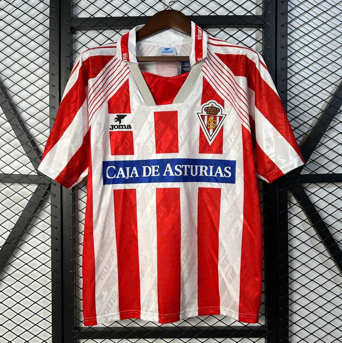 94/95 Retro Sporting Gijon Home Jersey