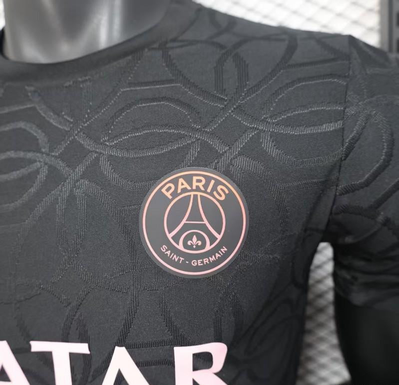 Player Version 25/26 Paris Saint-Germain PSG Black Pre-Match Jersey