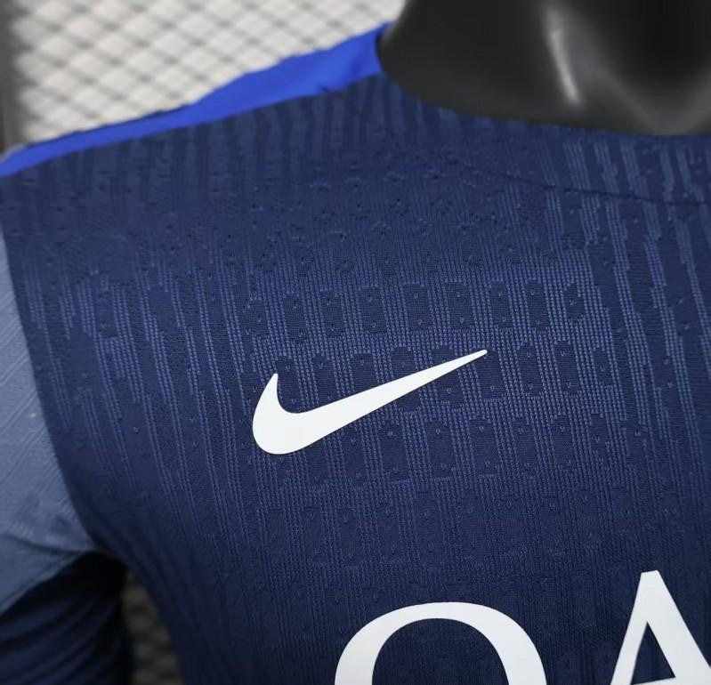 Player Version 25/26 Paris Saint-Germain PSG Blue with Vertical Stripes Jersey