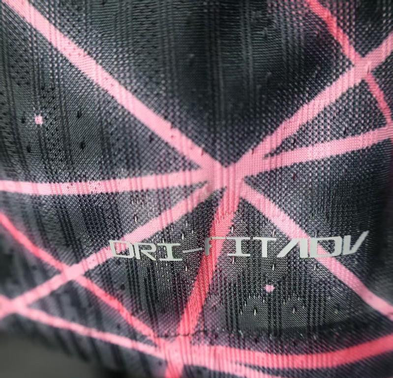 Player Version 25/26 Paris Saint-Germain PSG Black with Neon Geometric Network Jersey