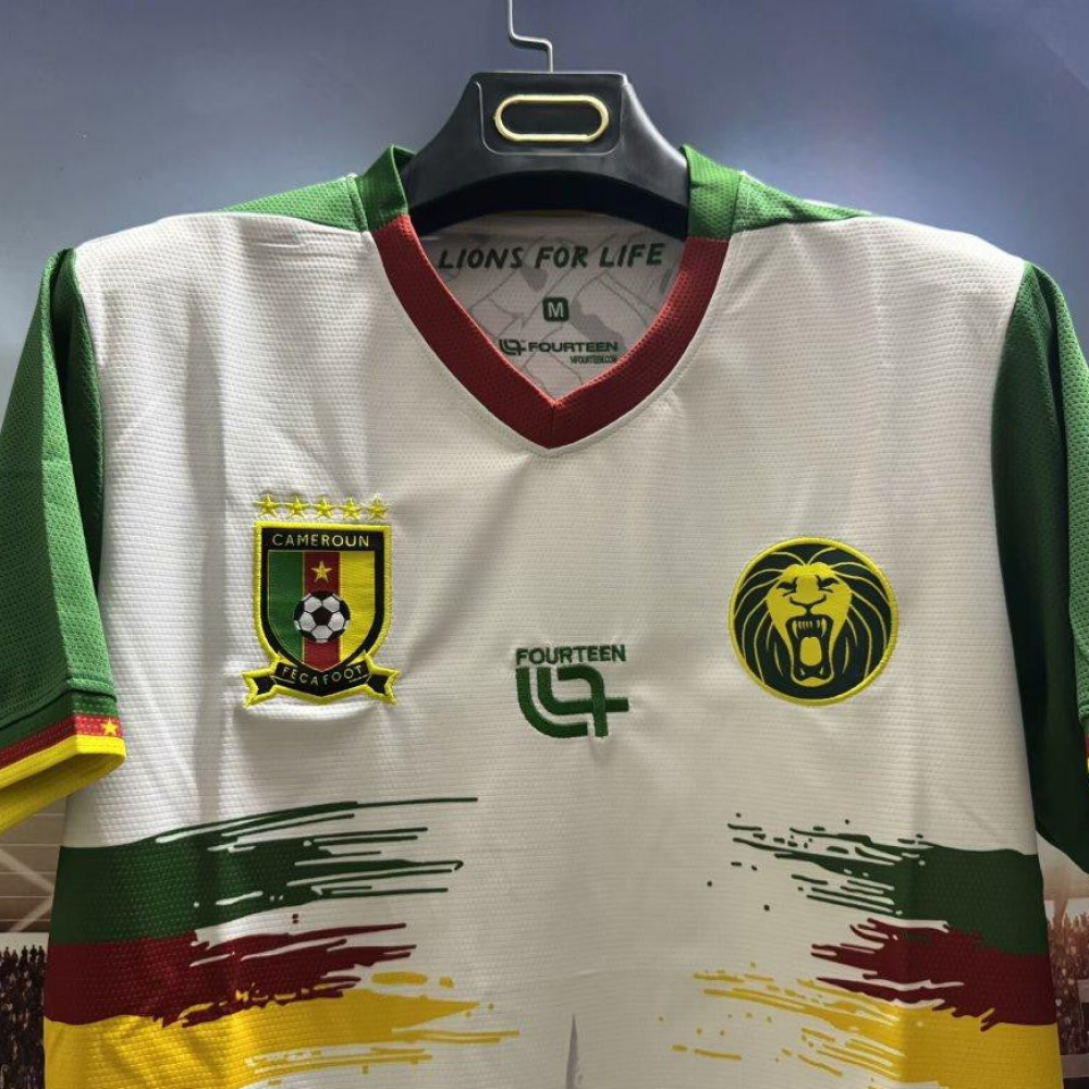 2025 Cameroon Third WHITE Jersey