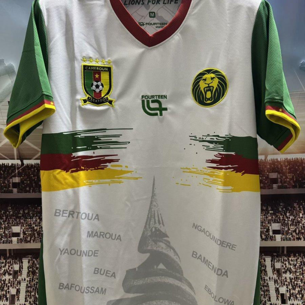 2025 Cameroon Third WHITE Jersey