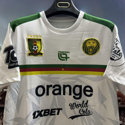 2025 Cameroon White Pre-Match Jersey