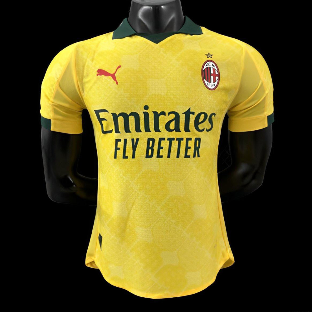 Player Version 25/26 AC Away Yellow Jersey