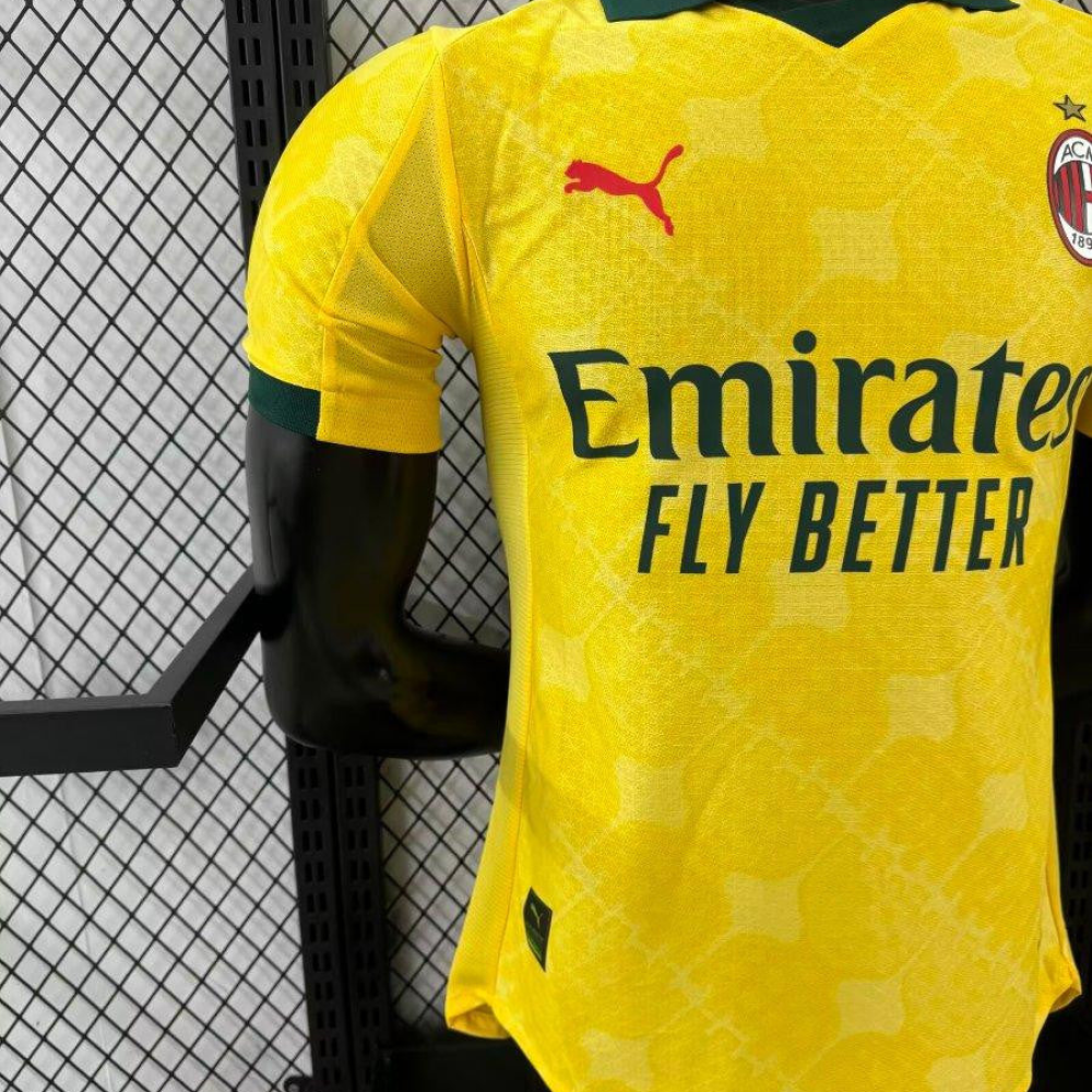 Player Version 25/26 AC Away Yellow Jersey