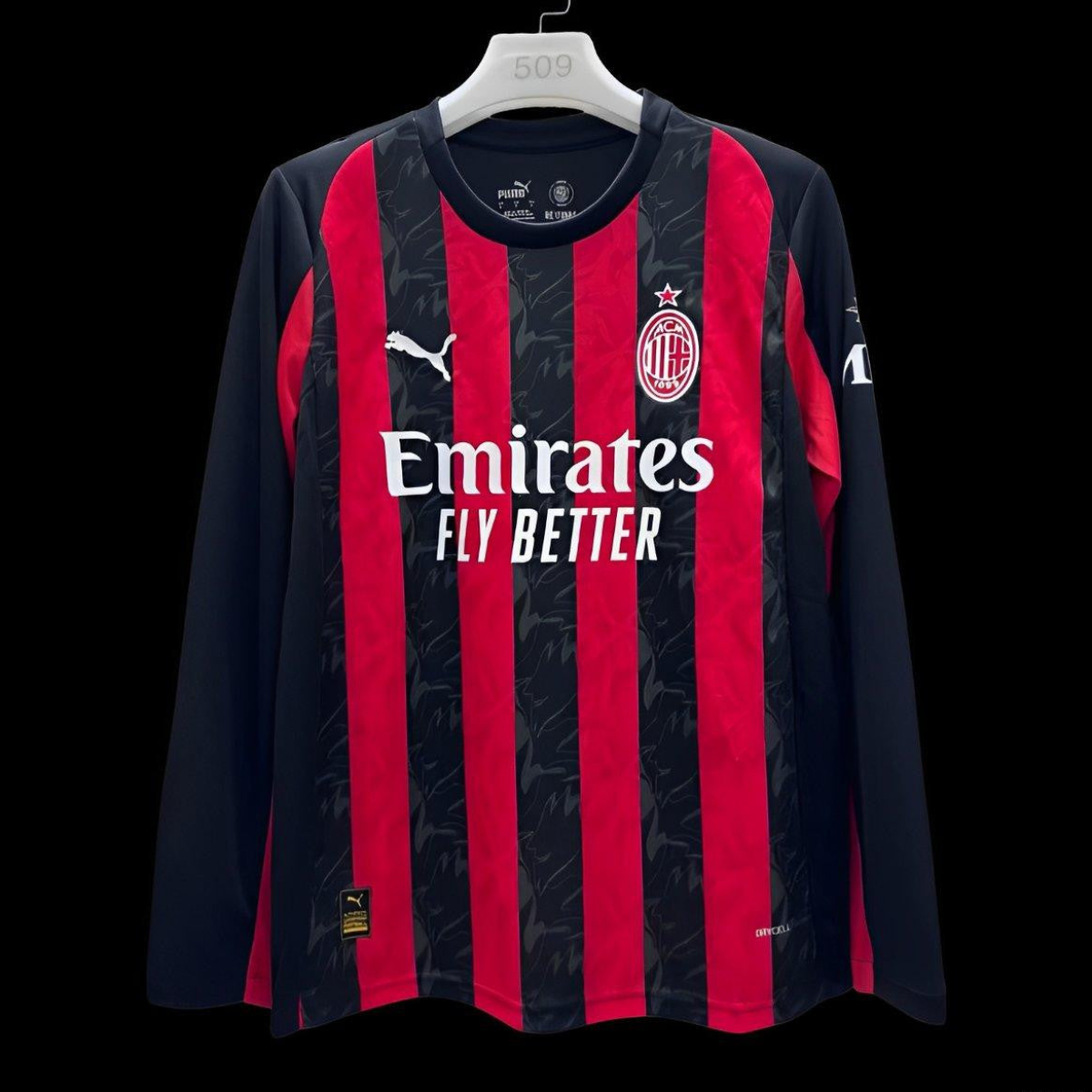 25/26 AC Milan Home Long Sleeve Jersey