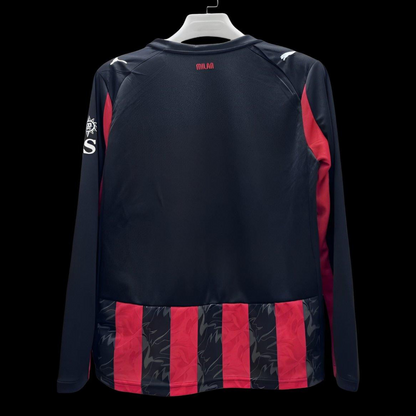 25/26 AC Milan Home Long Sleeve Jersey