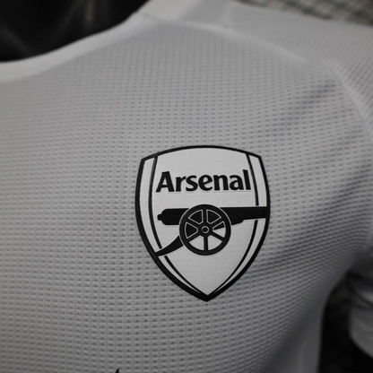 Player Version 25/26 Arsenal White with Emirates Sponsor Jersey