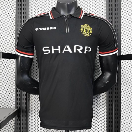 Player Version 98/99 Manchester United Third Black Jersey