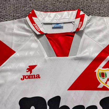 Retro 95/96 Rayo Vallecano Home Jersey